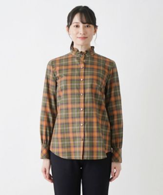 タータンチェックブラウス | Leilian (Women)/レリアン | 三越伊勢丹