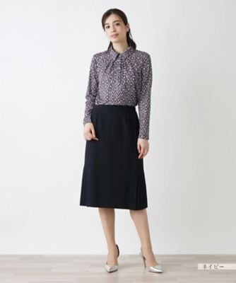 洗えるサイドプリーツスカート | Leilian (Women)/レリアン | 三越