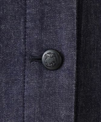 洗えるストレッチデニムジャケット【Leilian WHITE