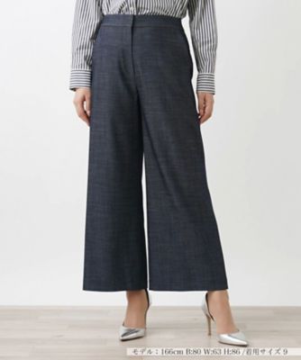 ワイドクロップドパンツ