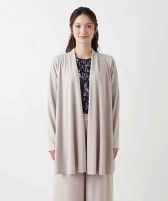 洗えるバックプリーツカーディガン