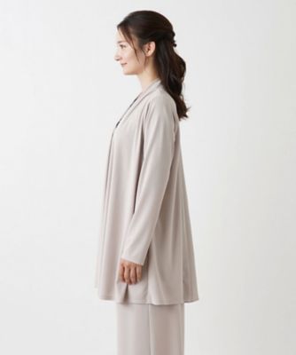 洗えるバックプリーツカーディガン