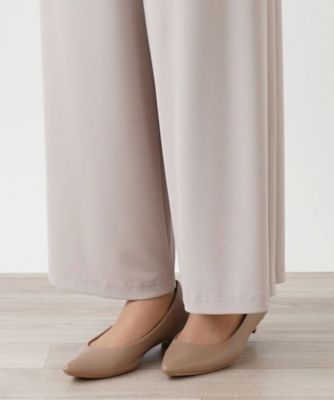 洗えるワイドパンツ