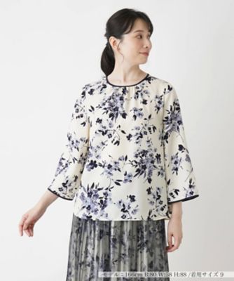 ＜Leilian (Women)＞ブラウス【Ｌｅｉｌｉａｎ　ＷＨＩＴＥ　ＬＡＢＥＬ】