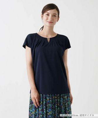 ＜Leilian (Women)＞パール調モチーフブラウス【Ｌｅｉｌｉａｎ　ＷＨＩＴＥ　ＬＡＢＥＬ】