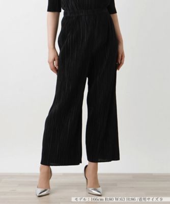 洗えるプリーツパンツ【Ｌｅｉｌｉａｎ　ＷＨＩＴＥ　ＬＡＢＥＬ】