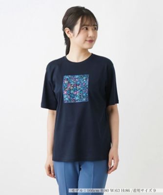 ＜Leilian (Women)＞フラワーモチーフＴシャツ