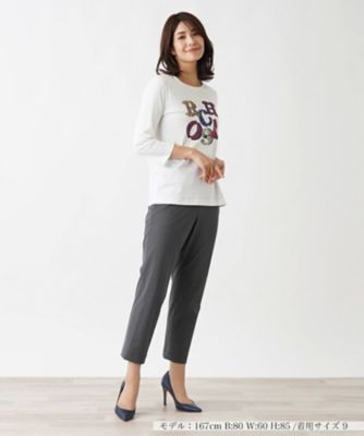 クロップドパンツ【Ｌｅｉｌｉａｎ　ＷＨＩＴＥ　ＬＡＢＥＬ】