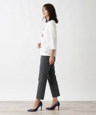 クロップドパンツ【Ｌｅｉｌｉａｎ　ＷＨＩＴＥ　ＬＡＢＥＬ】