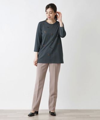 七分丈カットソー | Leilian (Women)/レリアン | 三越伊勢丹