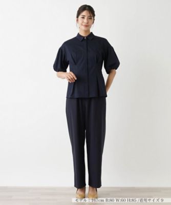洗えるパフスリーブブラウス【ＴＨＥ　ＮＥＷ】【Ｌｅｉｌｉａｎ　ＷＨＩＴＥ　ＬＡＢＥＬ】