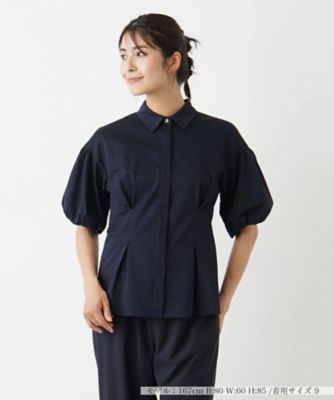 ＜Leilian (Women)＞洗えるパフスリーブブラウス【ＴＨＥ　ＮＥＷ】【Ｌｅｉｌｉａｎ　ＷＨＩＴＥ　ＬＡＢＥＬ】