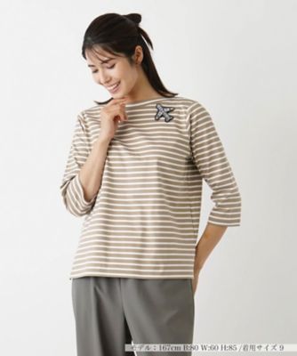 ＜Leilian (Women)＞ボーダーカットソー【ＴＨＥ　ＮＥＷ】【Ｌｅｉｌｉａｎ　ＷＨＩＴＥ　ＬＡＢＥＬ】