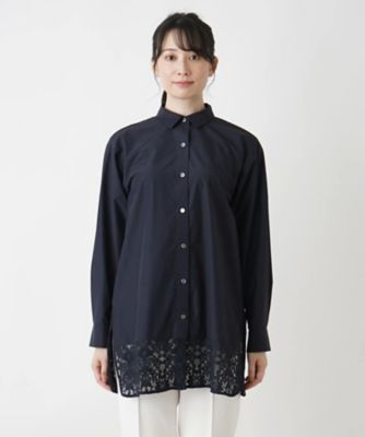 ロング丈ブラウス