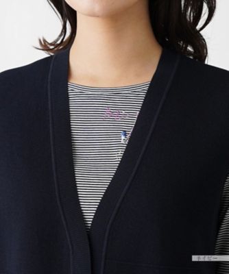 Ｖネックロングベスト【Ｌｅｉｌｉａｎ　ＷＨＩＴＥ　ＬＡＢＥＬ】