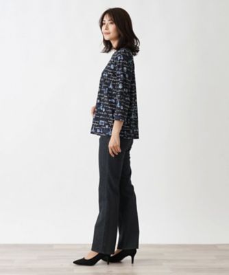 プリントカットソー【Ｌｅｉｌｉａｎ　ＷＨＩＴＥ　ＬＡＢＥＬ】