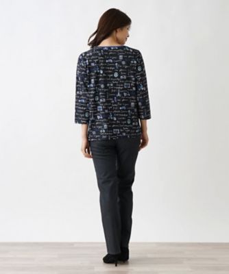 プリントカットソー【Ｌｅｉｌｉａｎ　ＷＨＩＴＥ　ＬＡＢＥＬ】