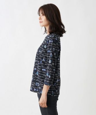 プリントカットソー【Ｌｅｉｌｉａｎ　ＷＨＩＴＥ　ＬＡＢＥＬ】