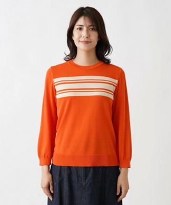 クルーネックニットプルオーバー