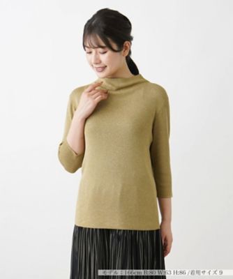 【新品】定価34,100円　レリアン　ハイネックプルオーバー ピンク　13＋ ハイネックプルオーバー | Leilian (Women)/レリアン | 三越伊勢丹