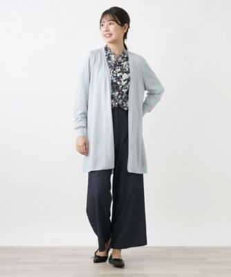 ロング丈トッパーカーディガン