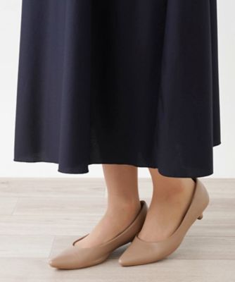 洗えるロングフレアワンピース