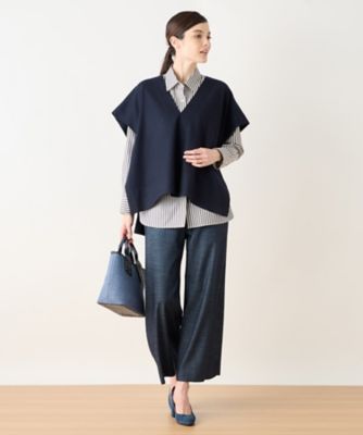 レリアン ボタニカル トップスプルオーバー15+XL プルオーバージレ | Leilian (Women)/レリアン | 三越伊勢丹オンライン