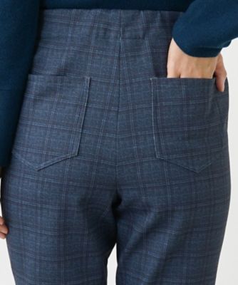 裏起毛チェックパンツ