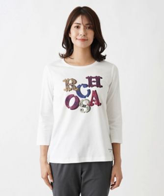 ロゴカットソー【ＲＯＣＨＡＳ　Ｐｒｅｍｉｅｒｅ】