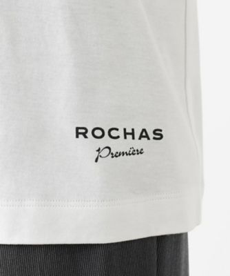ロゴカットソー【ＲＯＣＨＡＳ　Ｐｒｅｍｉｅｒｅ】