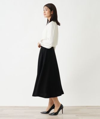 MARTHE FRANCOIS GIRBAUD フレアスカート 黒