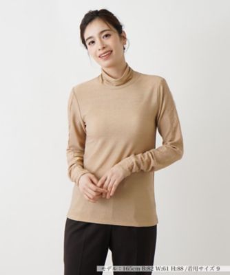 ＜BOURGE (Women)＞ハイネックカットソー