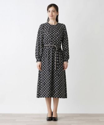 洗える総柄ワンピース【ＲＯＣＨＡＳ　Ｐｒｅｍｉｅｒｅ】