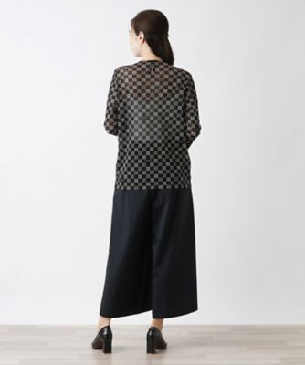 総柄プルオーバー【ＲＯＣＨＡＳ　Ｐｒｅｍｉｅｒｅ】