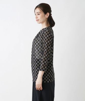 総柄プルオーバー【ＲＯＣＨＡＳ　Ｐｒｅｍｉｅｒｅ】