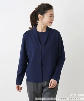 ノーボタンカーディガン【THE NEW】 | BOURGE (Women