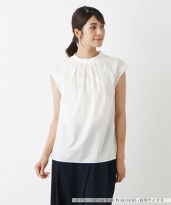 ＜Leilian (Women)＞洗えるブラウス【ＴＨＥ　ＮＥＷ】【Ｌｅｉｌｉａｎ　ＷＨＩＴＥ　ＬＡＢＥＬ】