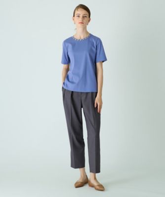 ダブルボタンタックパンツ【ＴＨＥ　ＮＥＷ】【Ｌｅｉｌｉａｎ　ＷＨＩＴＥ　ＬＡＢＥＬ】