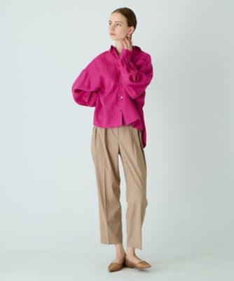 ダブルボタンタックパンツ【ＴＨＥ　ＮＥＷ】【Ｌｅｉｌｉａｎ　ＷＨＩＴＥ　ＬＡＢＥＬ】