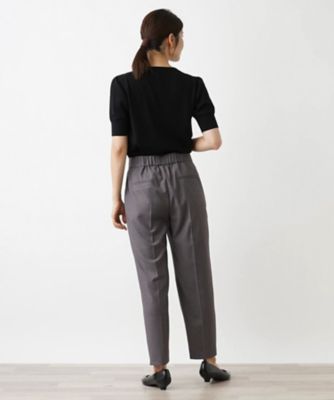 ダブルボタンタックパンツ【ＴＨＥ　ＮＥＷ】【Ｌｅｉｌｉａｎ　ＷＨＩＴＥ　ＬＡＢＥＬ】