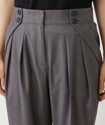 ダブルボタンタックパンツ【ＴＨＥ　ＮＥＷ】【Ｌｅｉｌｉａｎ　ＷＨＩＴＥ　ＬＡＢＥＬ】