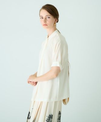 半袖シフォンブラウス