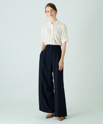 半袖シフォンブラウス