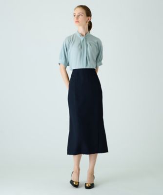 半袖シフォンブラウス