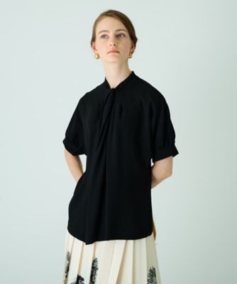 半袖シフォンブラウス
