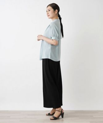 半袖シフォンブラウス