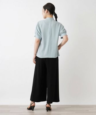 半袖シフォンブラウス