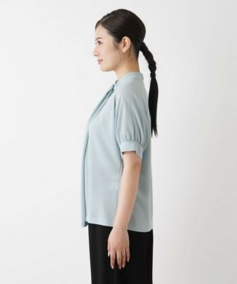 半袖シフォンブラウス