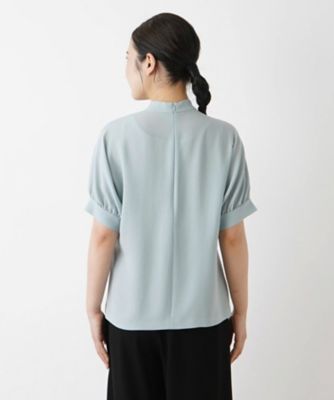 半袖シフォンブラウス