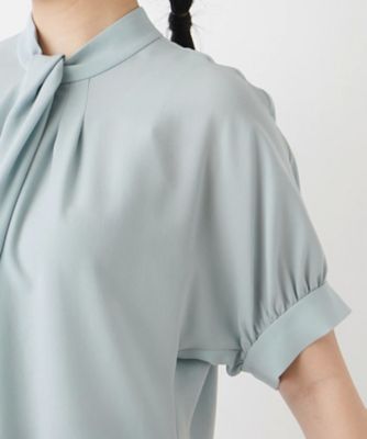半袖シフォンブラウス